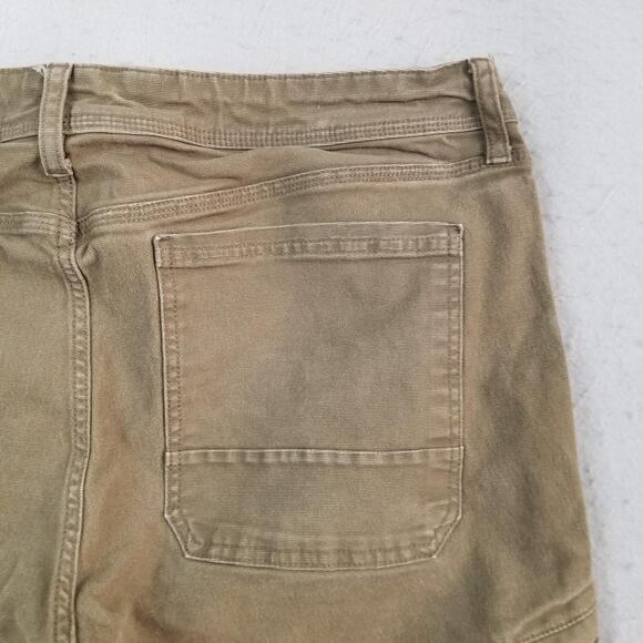 Weatherproof Vintage Pants Mens 40x30 Brown Relaxed Fit Utility Work Zip Pocket - Picture 8 of 13
